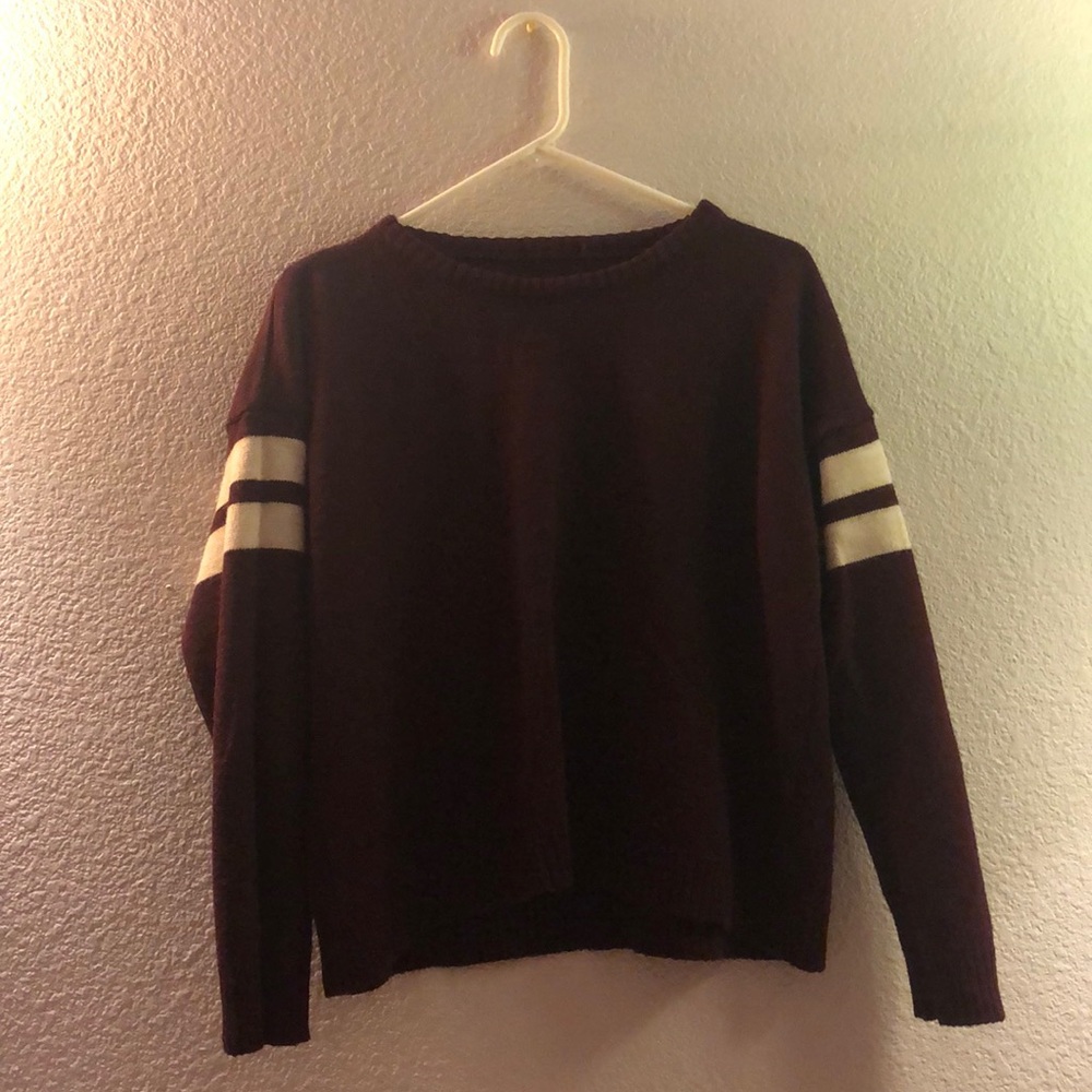 Cute maroon or blue  sweater from brandy
